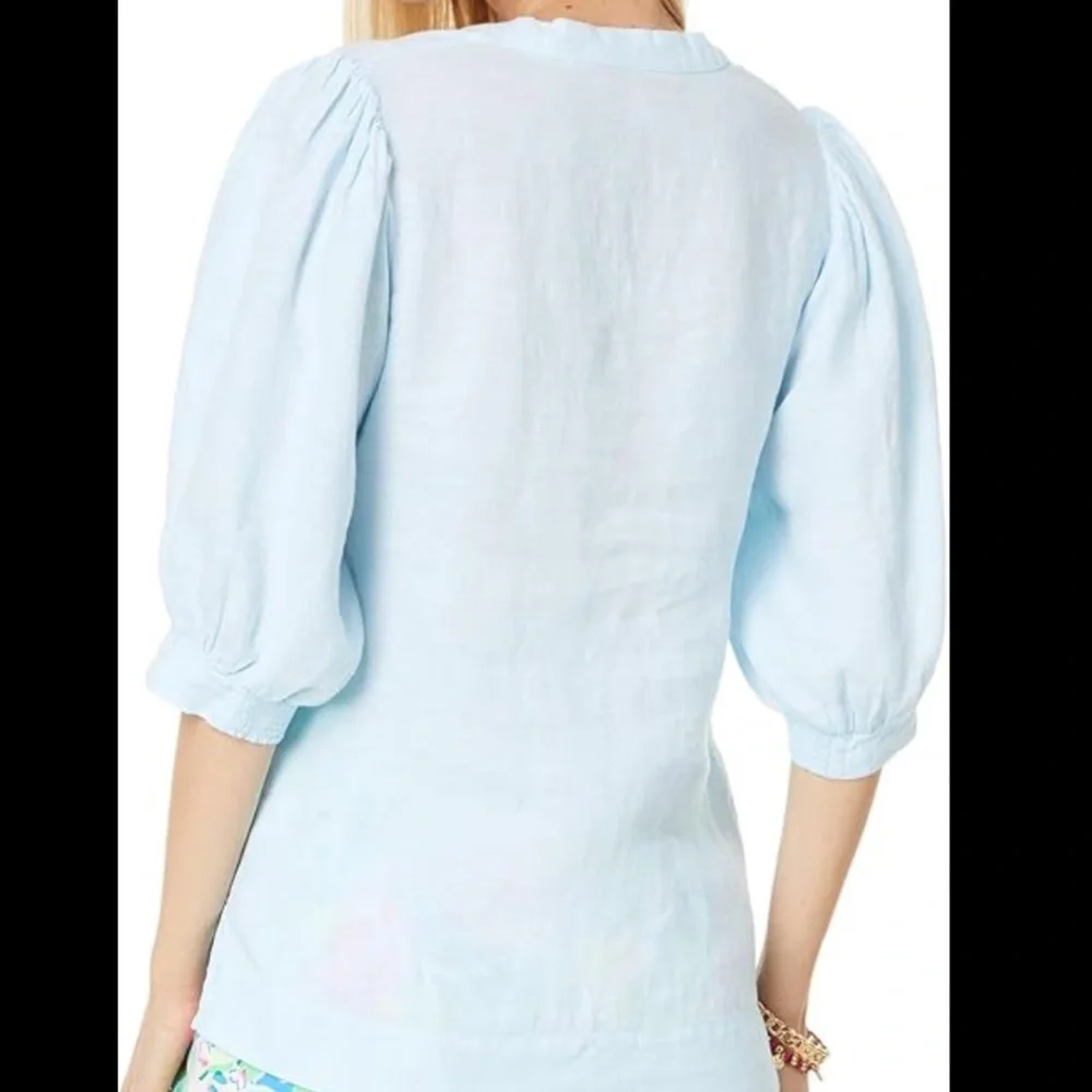 Lilly Pulitzer Mialeigh Linen Top
